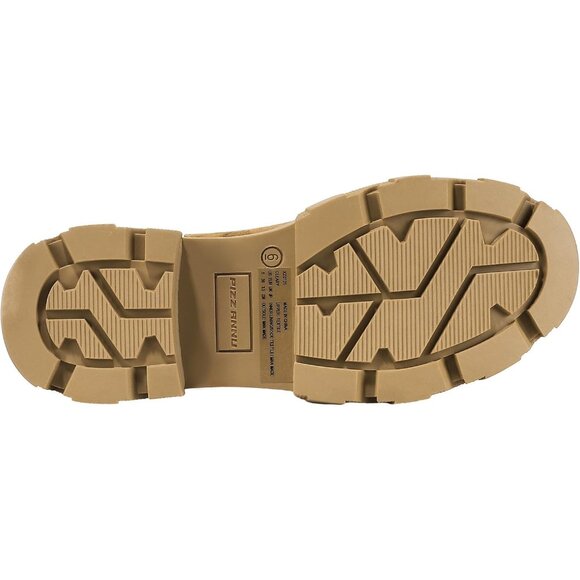 Brown Women's Chelsea Ankle Booties - Comfortable Slip-On with Lug Sole & Heel - Picture 7 of 7